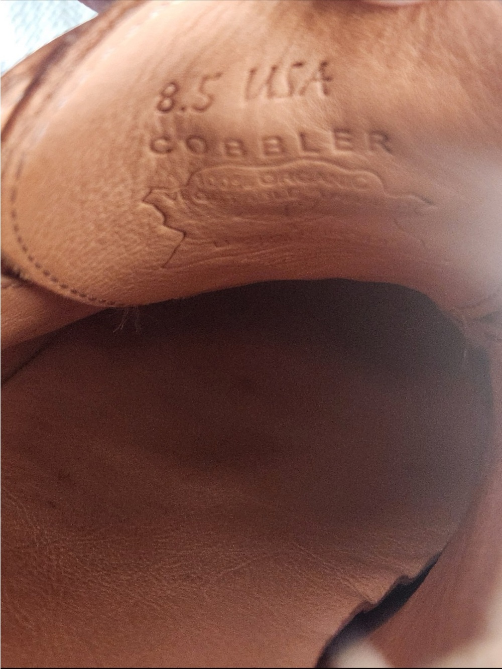 Bed Stu Tan Leather Wingtip Loafers with Brown Laces - Picture 4 of 8